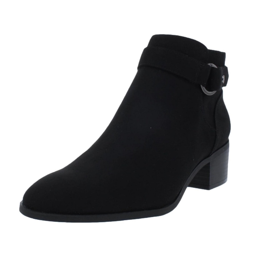 NWT Giani Bernini Womens Black Putneyy Leather Ankle Boot Shoe Size 5.5M